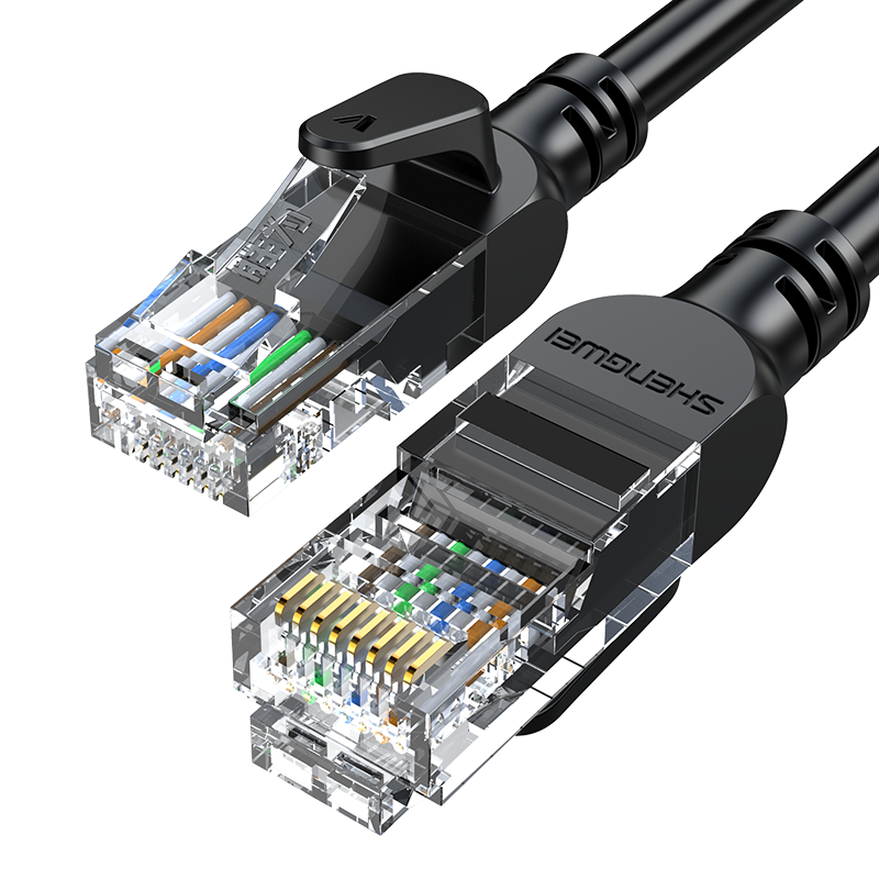 WLC1015G 超五類網線 百兆阻燃網絡連接線 Cat5e超5類成品跳線 電腦寬帶連接線 1.5米 